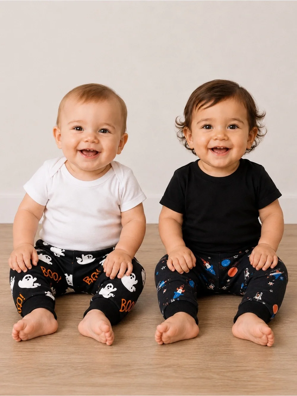 FINAL SALE Old Navy 100% Cotton PJ Pants 2-PACK Space & Boo